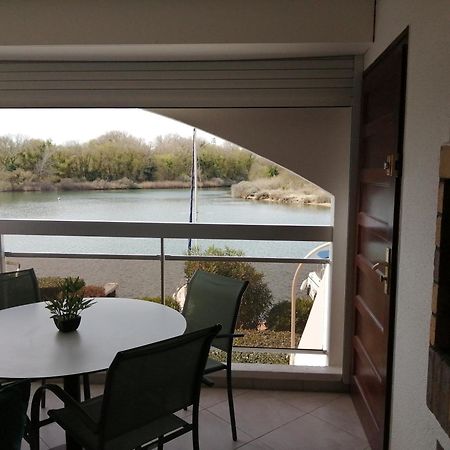 Vue Lagune Et Bateaux A 100M De La Plage Saint-Cyprien  Buitenkant foto