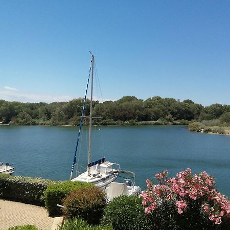 Vue Lagune Et Bateaux A 100M De La Plage Saint-Cyprien  Buitenkant foto